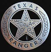 Texas Rangers Badge - Front