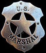 Wyatt Earp U.S. Marshal Badge
