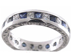 Diamond & Gemstone Annivesary Ring