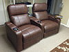 HT Design Southampton Brown Curved Row of 2