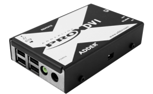 Adder X-DVIPRO 164ft DVI 1080P CAT5 / Fiber KVM Extender with USB & Audio