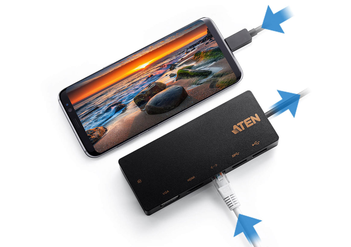 Aten UH3236 USB-C Ethernet Network - Get the Better Ping for Winning