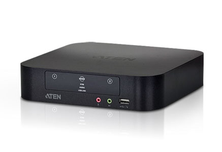 Aten CS1944 4 port Dual Monitor Mini-DP KVM with USB 2.0 Hub