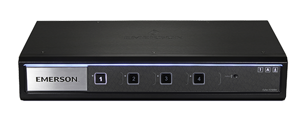 Avocent Cybex 4 Port Secure 4K UHD KVM Switches - USB 3.0 Peripheral / Smart Card (CAC & Audio)