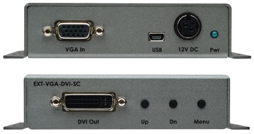 EXT-VGA-DVI-SC front and back with port configuration