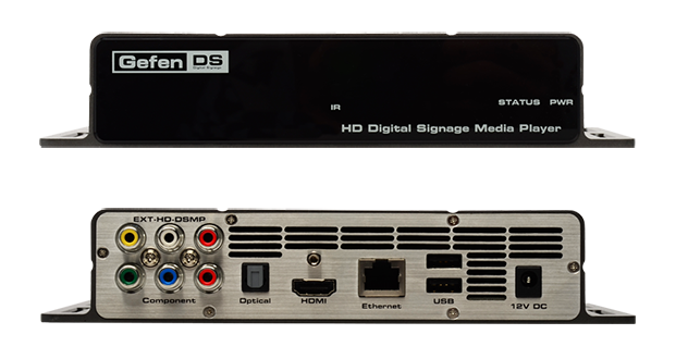 Gefen EXT-HD-DSMP Low Cost 1080P HD Digital Signage Media Player - HDMI, Component, and Composite A/V outputs
