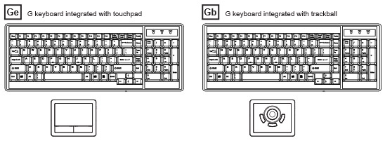 H119 standard keyboard