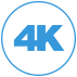 Exceptional Video Quality up to 4K