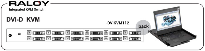 RD119 Integrated DVIKVM112 KVM