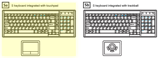 WS119 standard keyboard