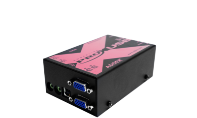 Adder X-USBPRO-MS2 Dual Monitor VGA CAT5 KVM Extender with transparent USB & Audio - 1000ft