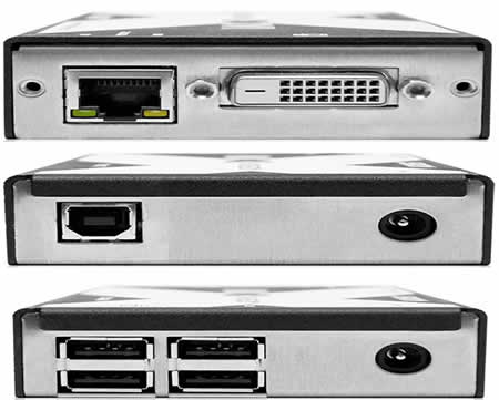 X-DVIPRO-US - Adder Extender- Single link DVI and transparent USB