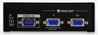 ATEN 2 Port Video Splitter Backview