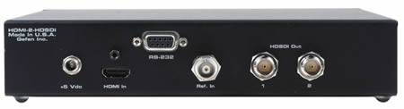 Gefen HDMI to HD-SDI Scaler Box Backside