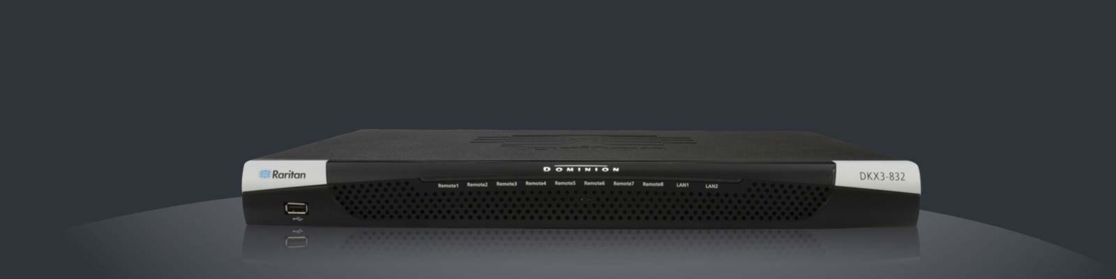 Raritan Dominion DKX3 Dual-Monitor VGA KVM Over IP Switch - Virtual Media, Military grade security