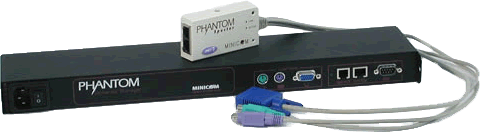 Minicom Built-In Phantom KVM Switch