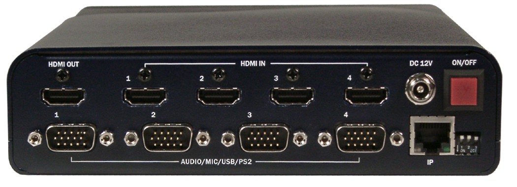 QuadraVista HDMI - rear view