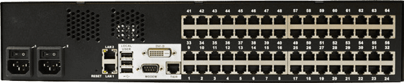 Out-of-band KVM-over-IP switches (e.g. Dominion KX3 from Raritan)