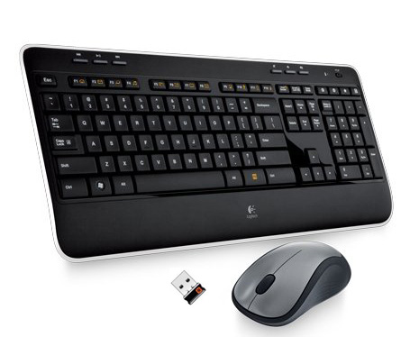 KVM Switch with Wireless Keyboard & Mouse