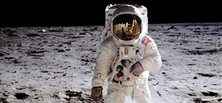 NASA Astronaut Buzz Aldrin EVA Apollo 11