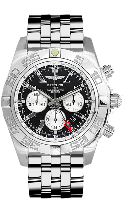 Detalles de Nuevo AUTÃ‰NTICO Breitling Chronomat GMT Para Hombre Reloj ...
