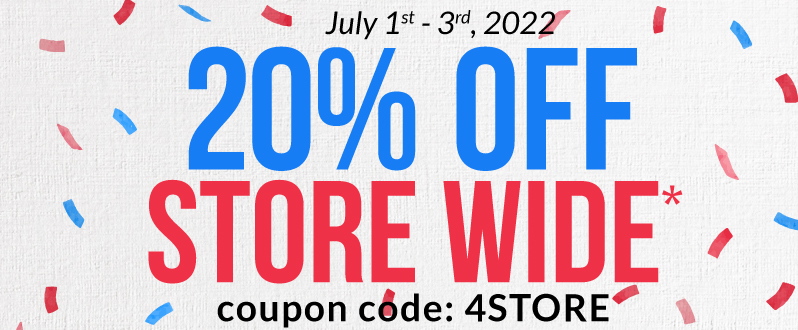 Red, Hot and BOOM - 20% off Store Wide!*