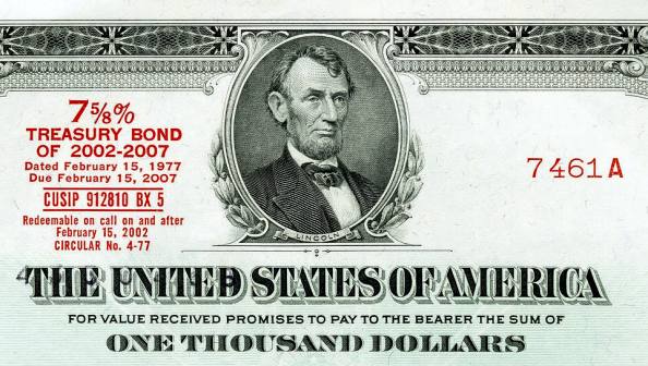 1000 U.S. Treasury Uncancelled 30 Year Bearer Bond 1977 ***SOLD***