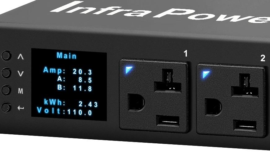 InfraPower 8-Outlet 20A Intelligent PDU