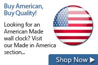 American made wall clocks