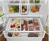 pic of refrigerator compartments