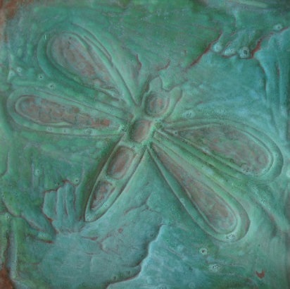 green copper patina