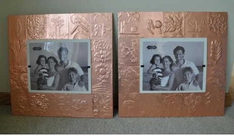 copper foil picture frame