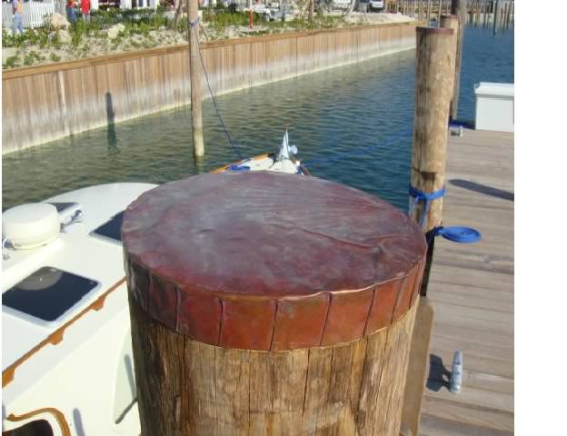 copper pier cap