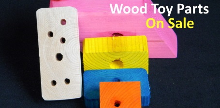 Wood Toy Parts on Sale at FunTime Birdy