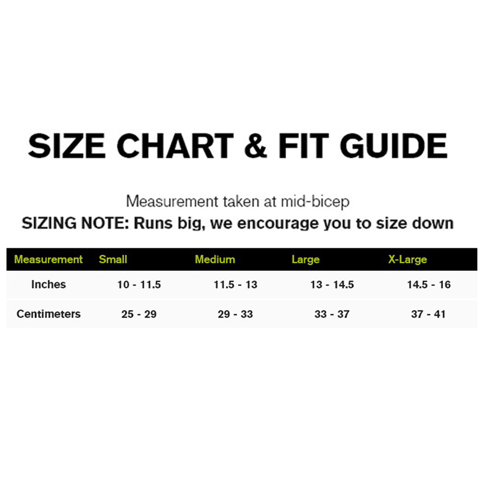 donjoy size chart