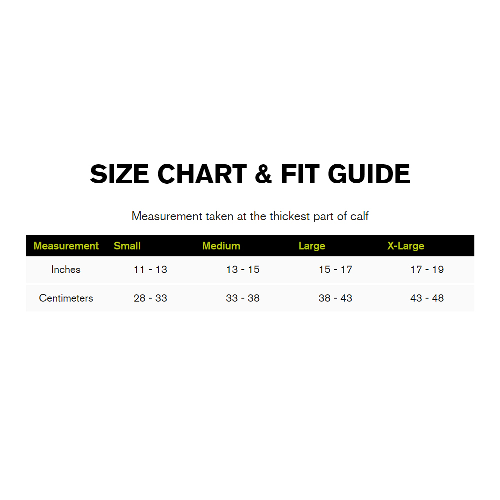 donjoy size chart