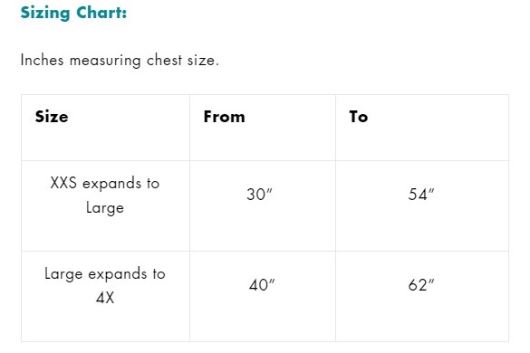 Extrememist Size Chart
