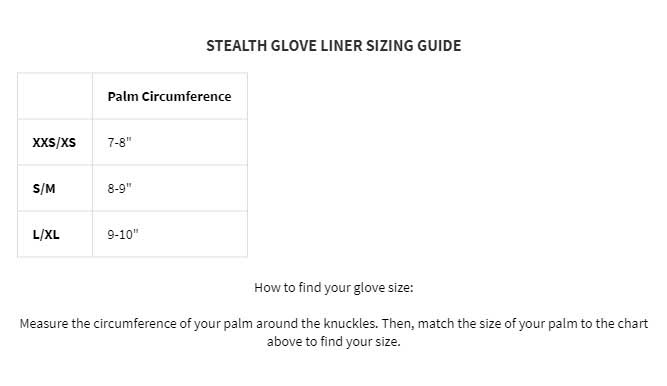 gobi-stealth-glove-liner-sizing-guide