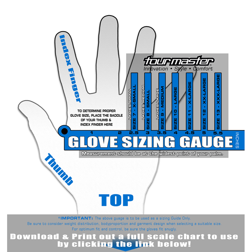 TM-Glove Size Chart