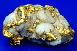 How to extract gold from quartz at home