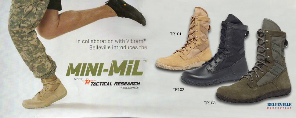 Tactical Research TR101 Minimil Boots