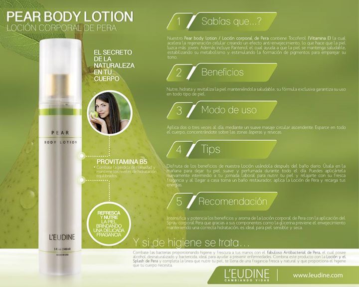L'EUDINE PEAR BODY LOTION LIMITED EDITION
