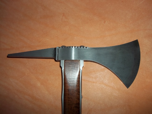hand forged langet style tomahawk