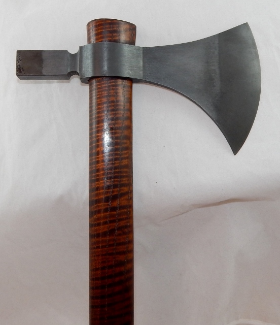 Hand forged tomahawk with Large cutting edge