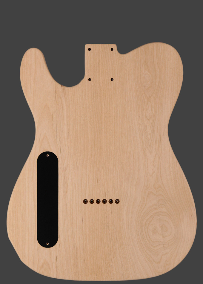 Fender Telecaster Cabronita body by Warmoth, view of back