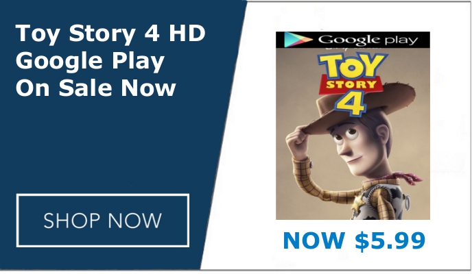 Toy Story 4 HD Google Play Code
