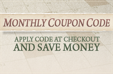 Save Money. Use Monthly Coupon Code for an Additional Discount on your Purchase