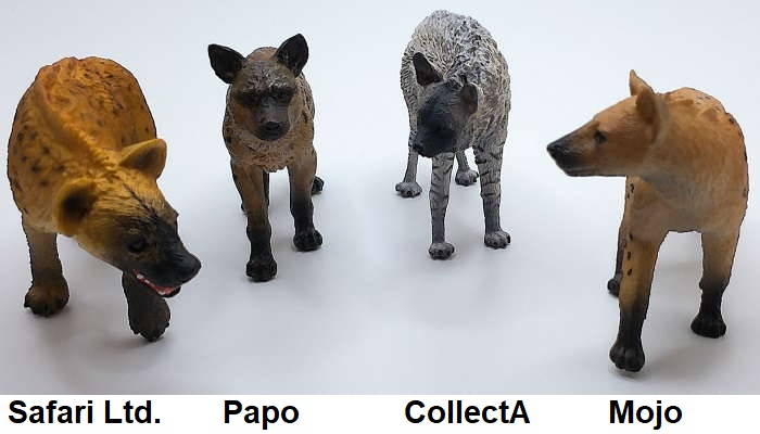 2022 Hyena Toy Comparison Picture Fronts