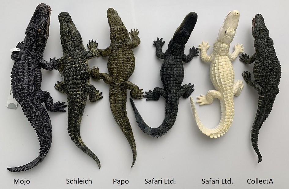 2022 Alligator Toy Comparison Picture