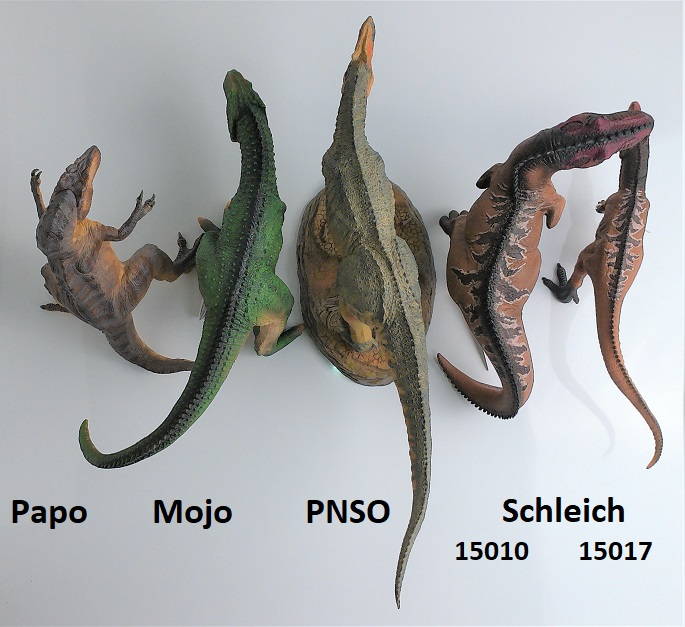 2022 Giganotosaurus Toy Comparison Picture Tops
